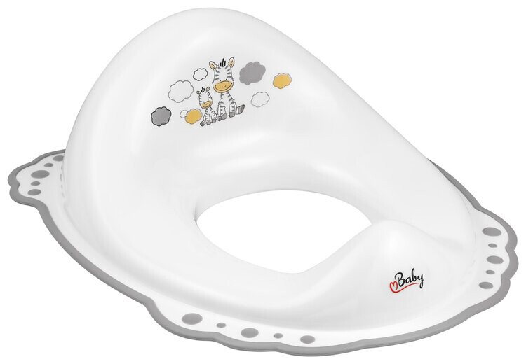 MALTEX Redukcia na WC protišmyková Zebra - White/Grey