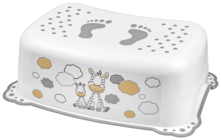 MALTEX Stupienok protišmykový Zebra - White/Grey