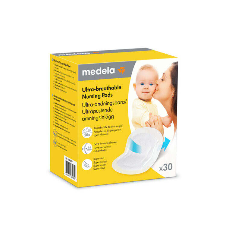 MEDELA Vložky prsné jednorazové ultra priedušné 30 ks