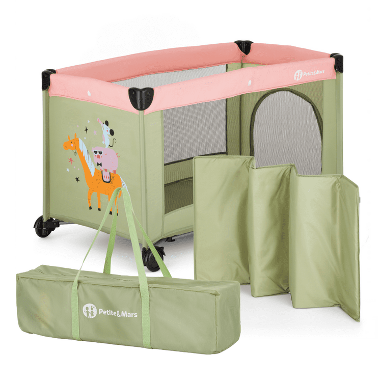 PETITE&MARS Postieľka cestovná Koot - Friends Boho Party