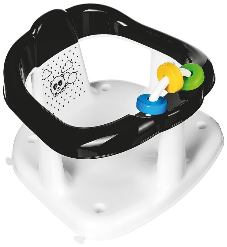 MALTEX Sedadlo do vane s hračkami Panda - White/Black