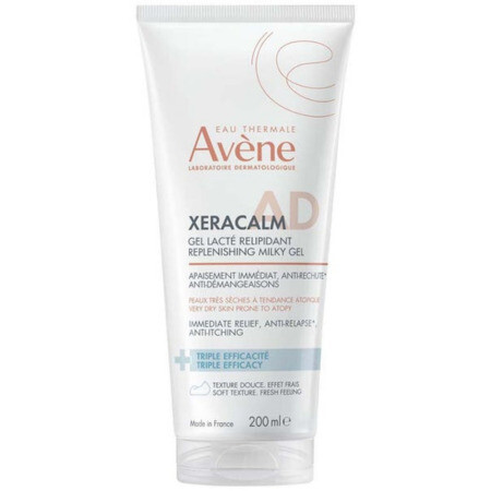 AVENE XeraCalm A.D relipidačný mliečny gél tvár a telo 200 ml