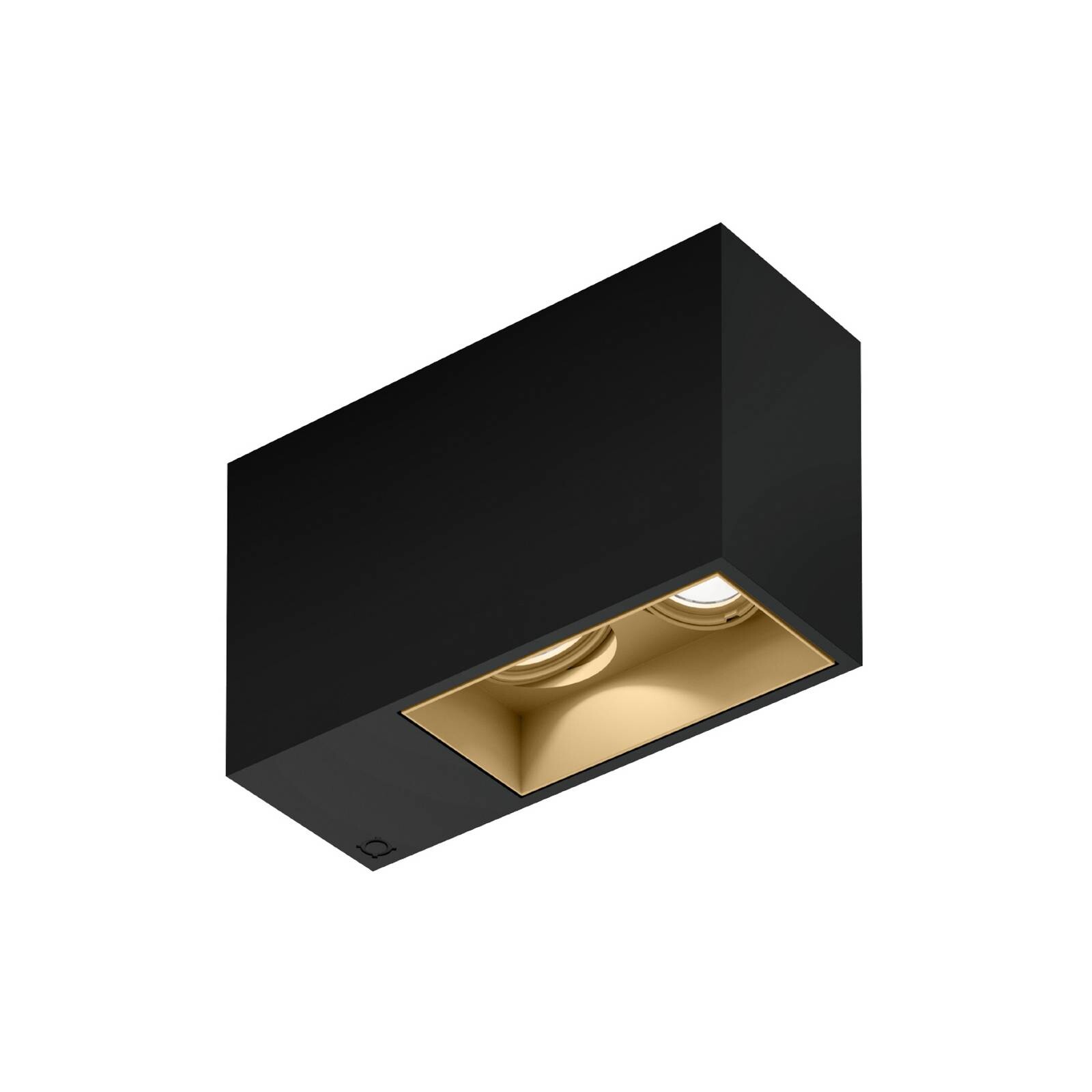 WEVER & DUCRÉ LED-Downlight Plano 2.0 čierna/béžová stmievateľná