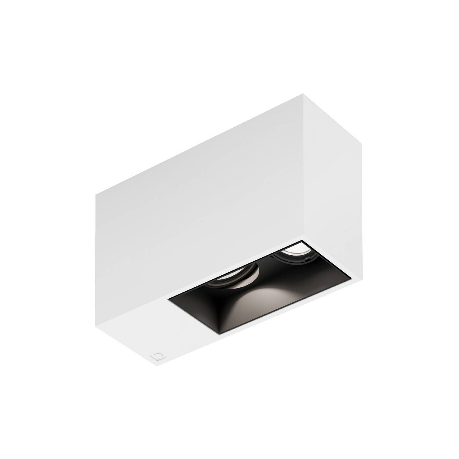 WEVER & DUCRÉ LED-Downlight Plano 2.0 biela/čierna stmievateľná