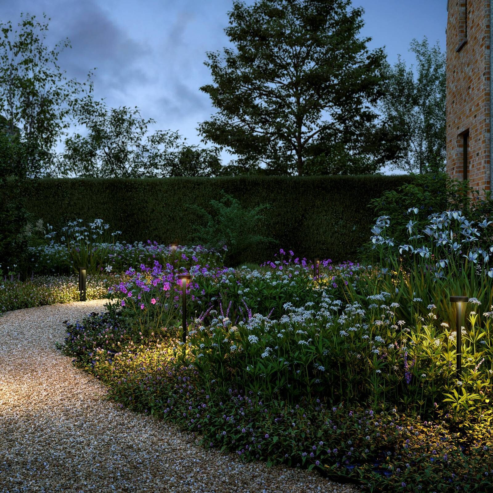 WEVER & DUCRÉ & LED zemná lampa Pola 2.0 antracitová 927 IP65