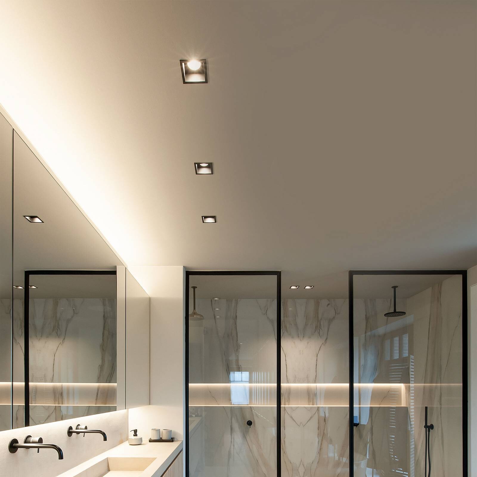 WEVER & DUCRÉ LED-Downlight Plano 2.0 čierny stmievateľný