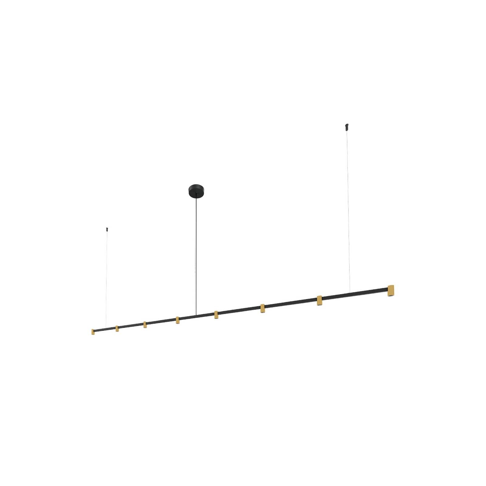 WEVER & DUCRÉ LED závesné svietidlo Trace 3.0 čierna/béžová 927 stmievateľné