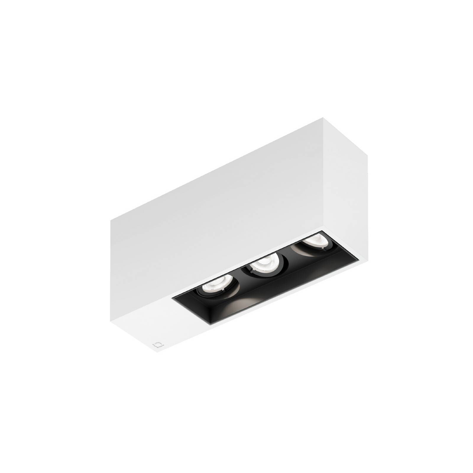 WEVER & DUCRÉ Downlight Plano petit 3.0 biela/čierna 927 stmievateľné