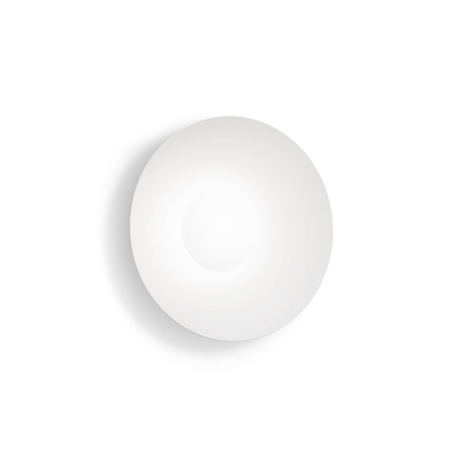 WEVER & DUCRÉ LED nástenné svetlo Clea 1.0 biele Ø 35 cm 2700 K