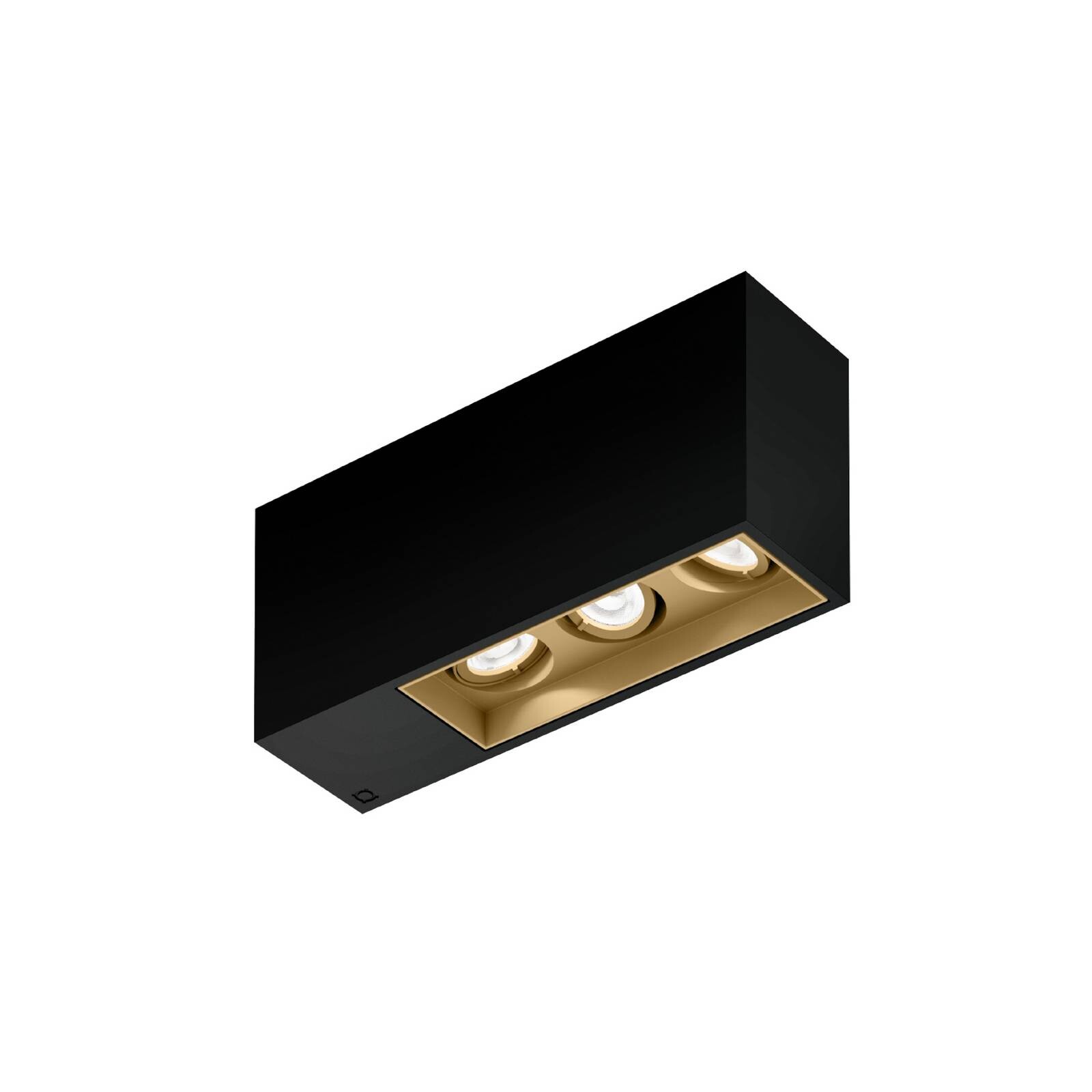 WEVER & DUCRÉ Downlight Planopetit 3.0 čierna/béžová 927 stmievateľné