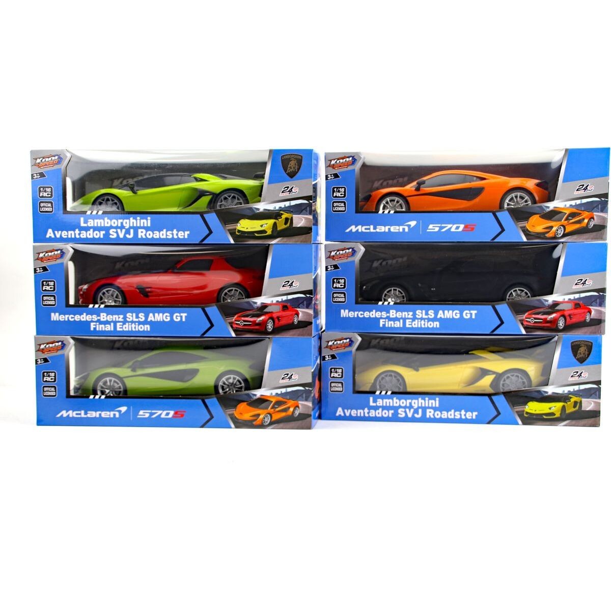 RC závodné auto 1:16 Mercedes-Benz červené