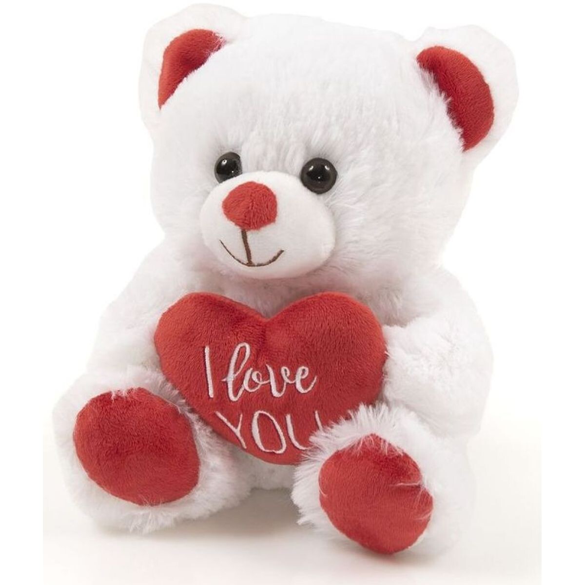 Plyšový medvedík so srdiečkom 20 cm