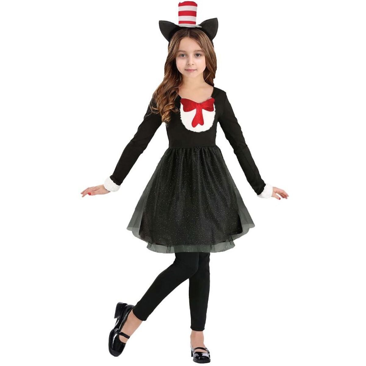 Kostým Čierna mačička 110-120 cm