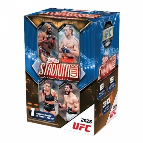 Topps 2025 Topps Stadium Club Chrome UFC Blaster Box - Zberateľské karty MMA