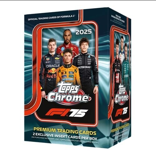 Topps 2025 Topps Chrome F1 Formula 1 Value Box