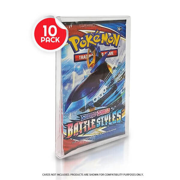 Evoretro Ochranný PET box pre Booster pack (Pokémon, Magic, Yu-Gi-Oh, sport atd.) - 10 ks