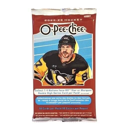 Upper Deck 2025-2026 NHL Upper Deck O-Pee-Chee Hobby balíček - hokejové karty