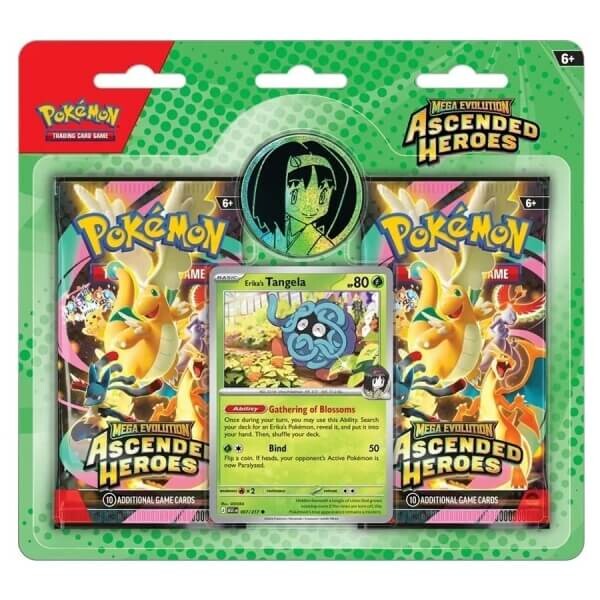 Nintendo Pokémon Ascended Heroes 2 Pack Blister - Larry Komala