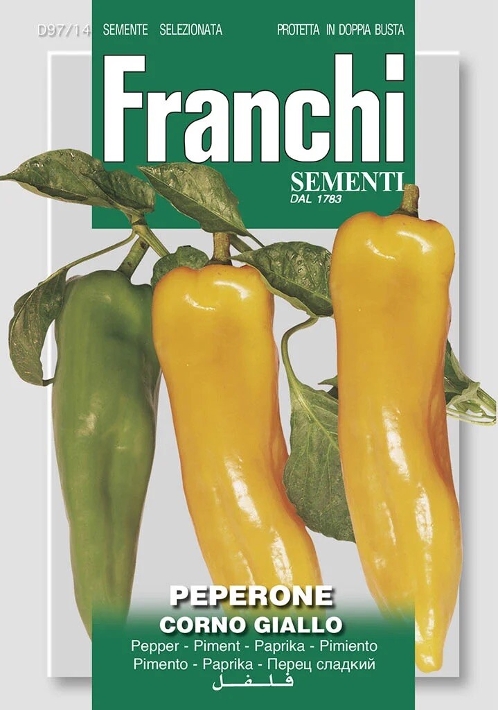 Franchi Paprika – CORNO GIALLO – semená