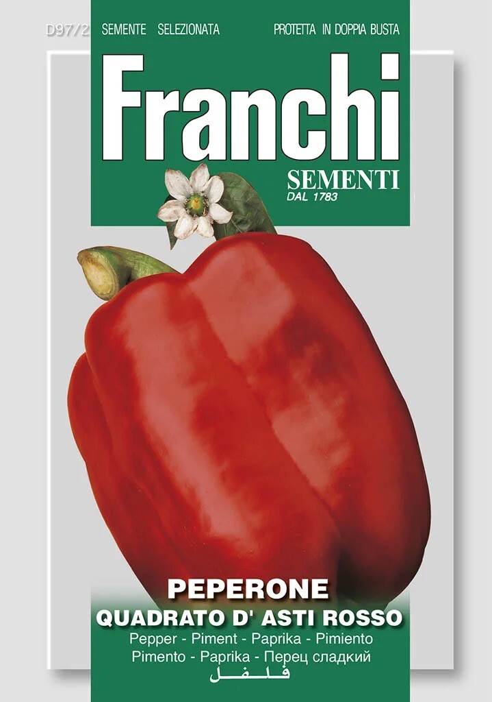 Franchi Paprika – QUADRATO D'ASTI ROSSO - semená
