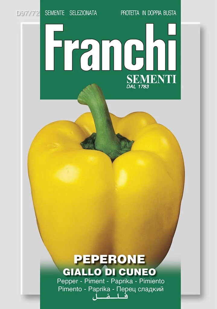 Franchi Paprika – GIALLO DI CUNEO - semená