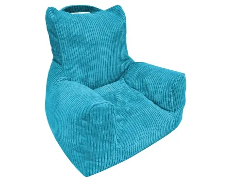 Detské kreslo Tobi Plus,tyrkysová štruktúrovaná látka%