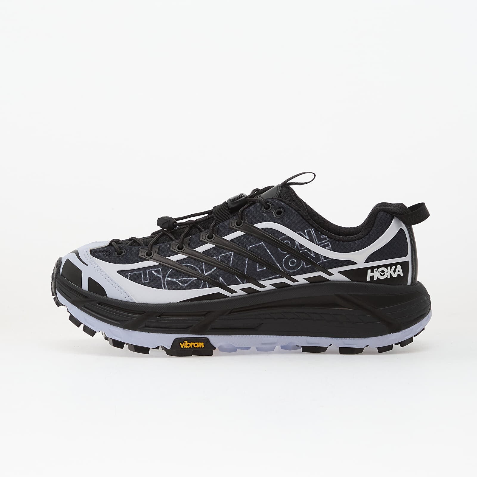 Tenisky Hoka® U Mafate Three2 Wordmark Carbon Black/ Ambient Blue EUR 44 2/3