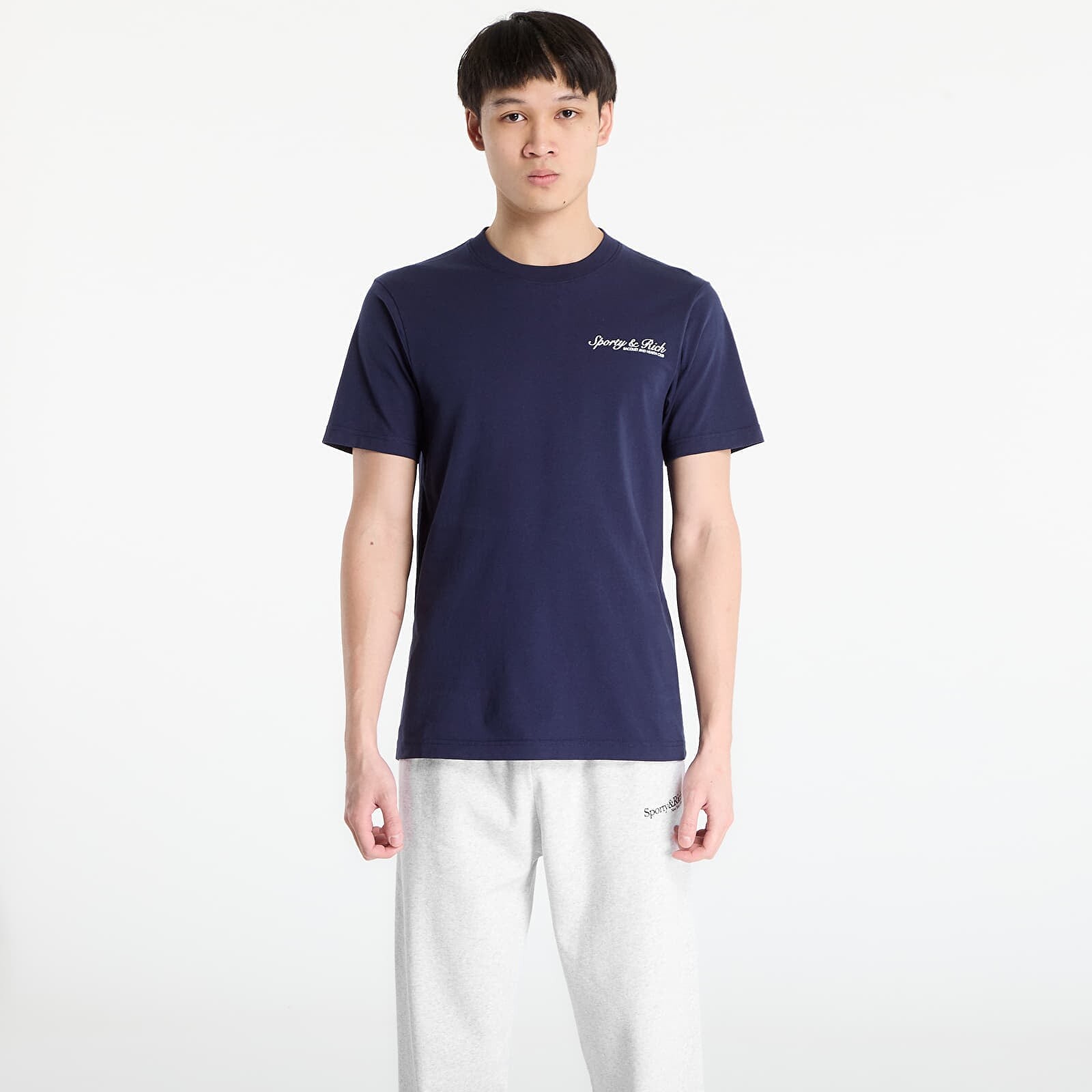 Tričko Sporty & Rich Syracuse T-Shirt UNISEX Dark Navy L