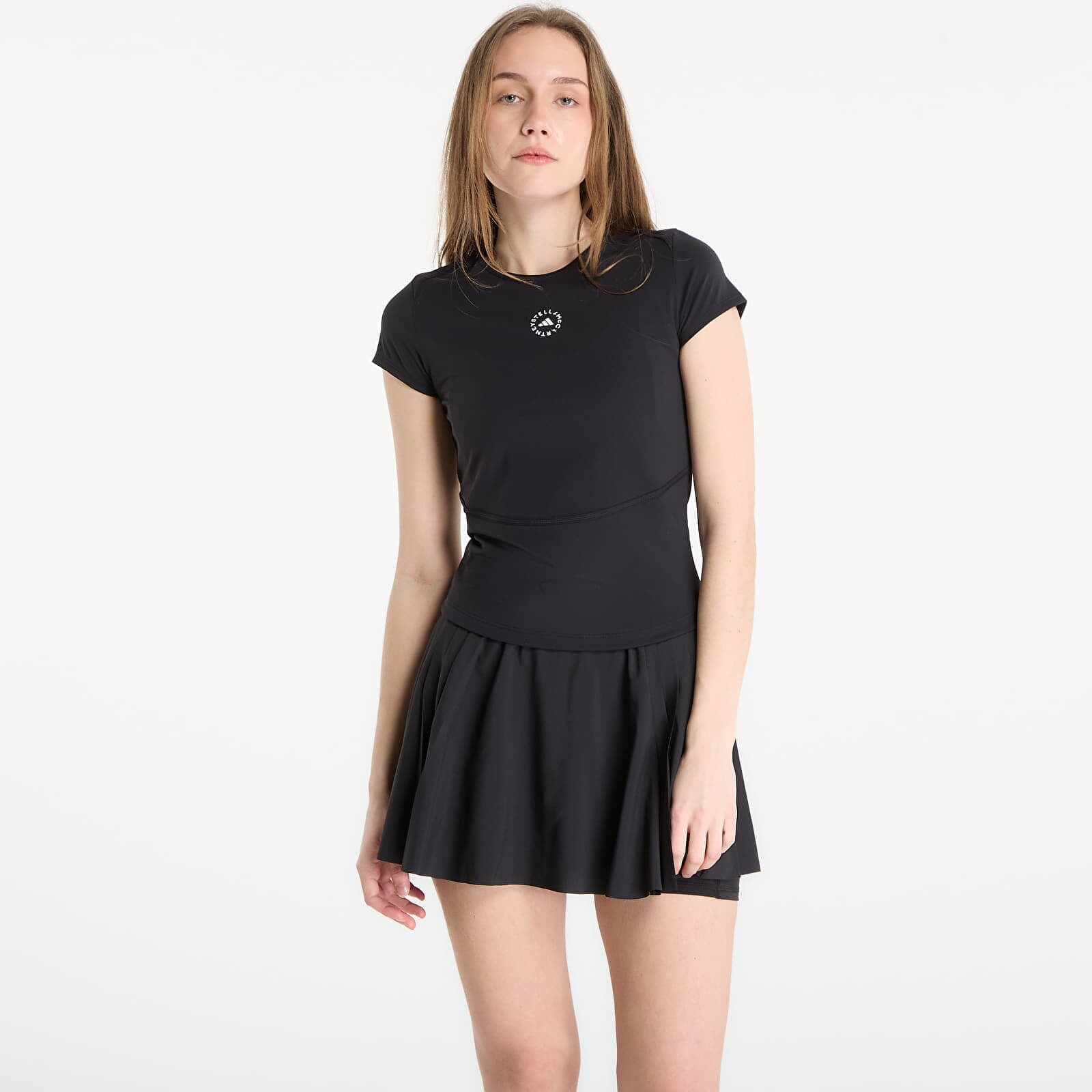 Tričko adidas x Stella McCartney Track Pantsr Tee Black XS