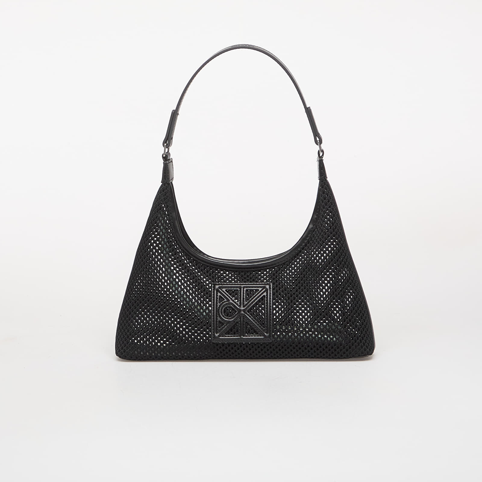 Taška Calvin Klein Emblem Mesh Shoulder Bag Black Universal