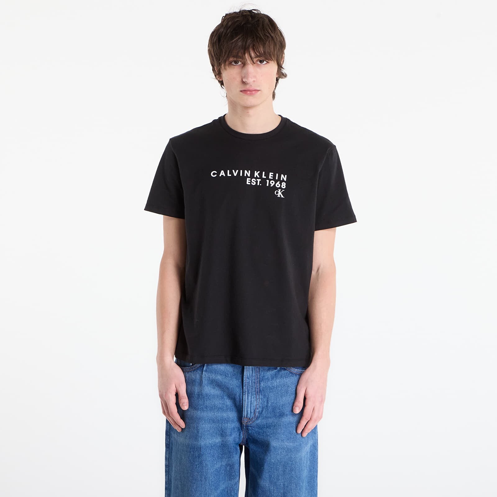 Tričko Calvin Klein Jeans Ss 30S Eu Wholesale Tee Black S