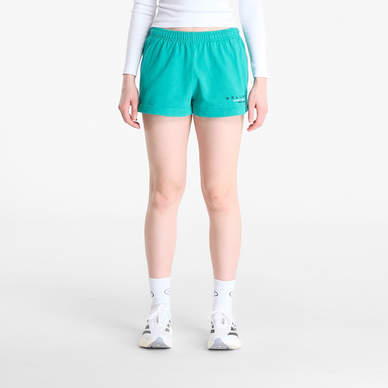Šortky Sporty & Rich Spellout Embroidered Disco Short Spring Green L