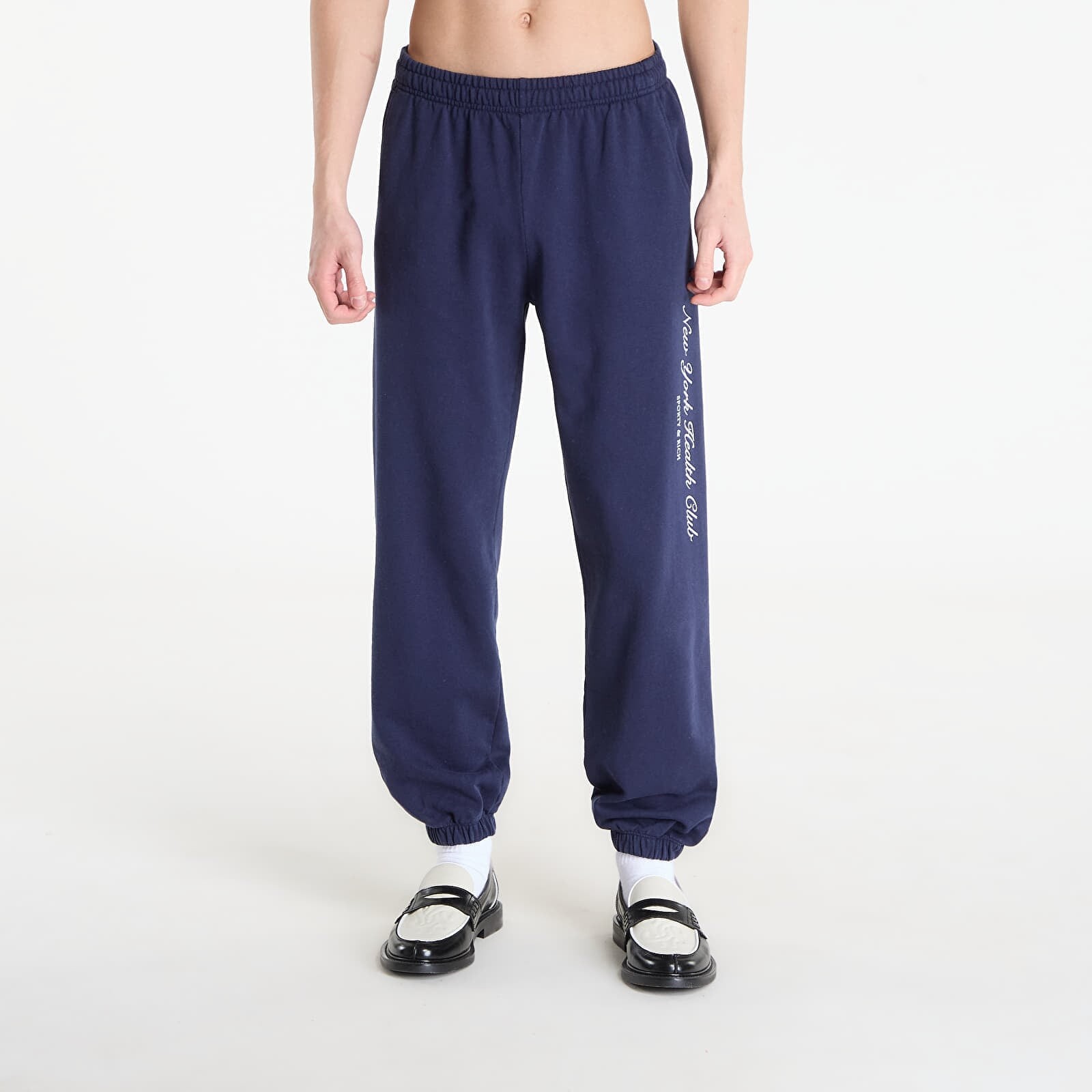 Tepláky Sporty & Rich NY Health Club Sweatpant UNISEX Dark Navy L