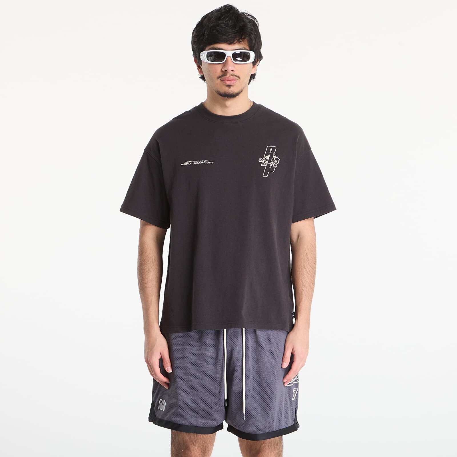 Tričko Puma x Represent SS Tee PUMA Black XL