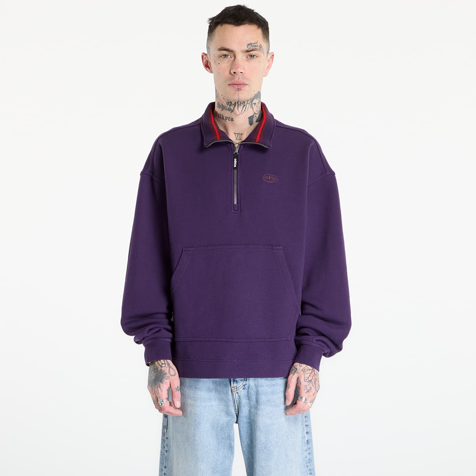 Mikina adidas Graphic Sweat Aura Plum L