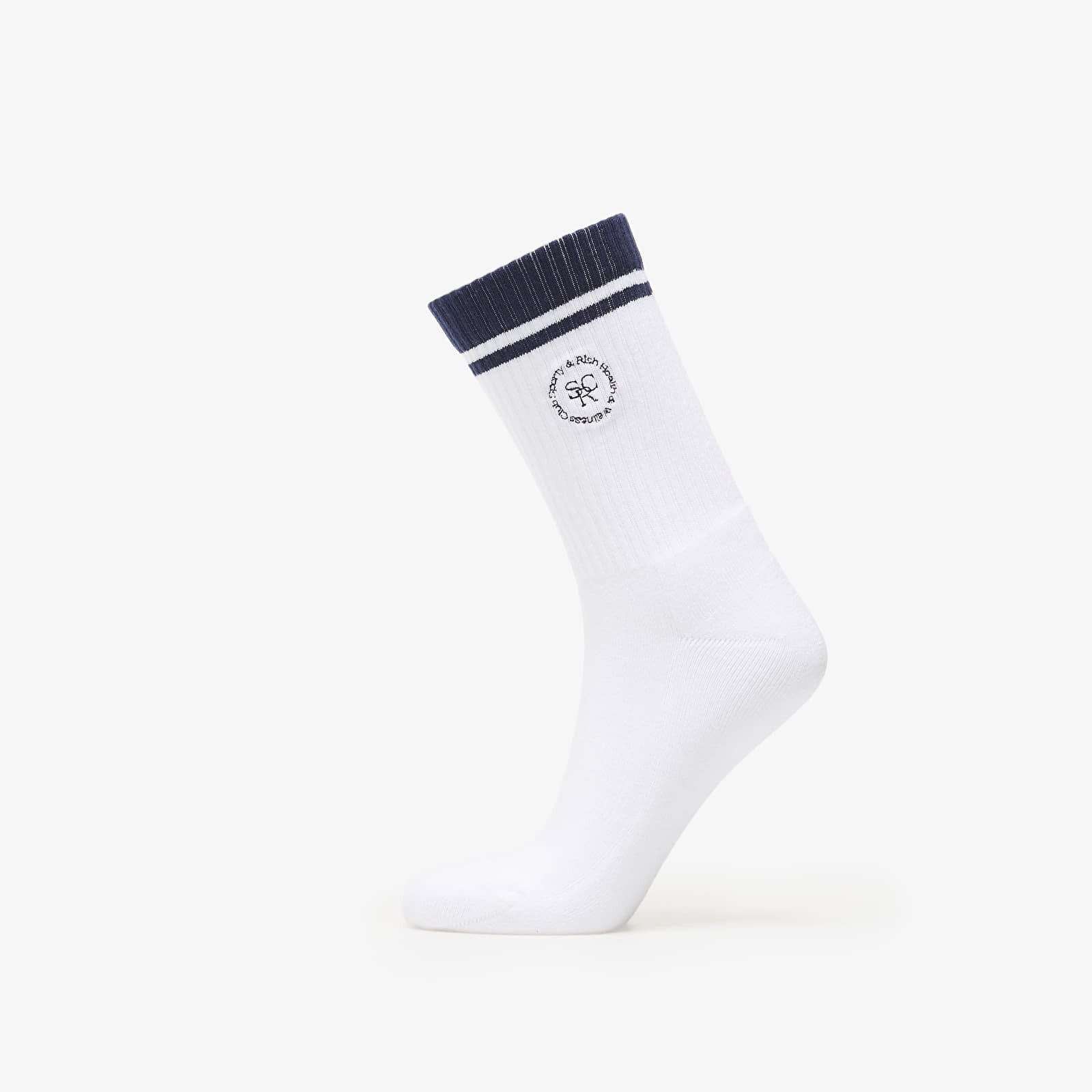 Ponožky Sporty & Rich SRHWC Socks White/ Dark Navy Universal