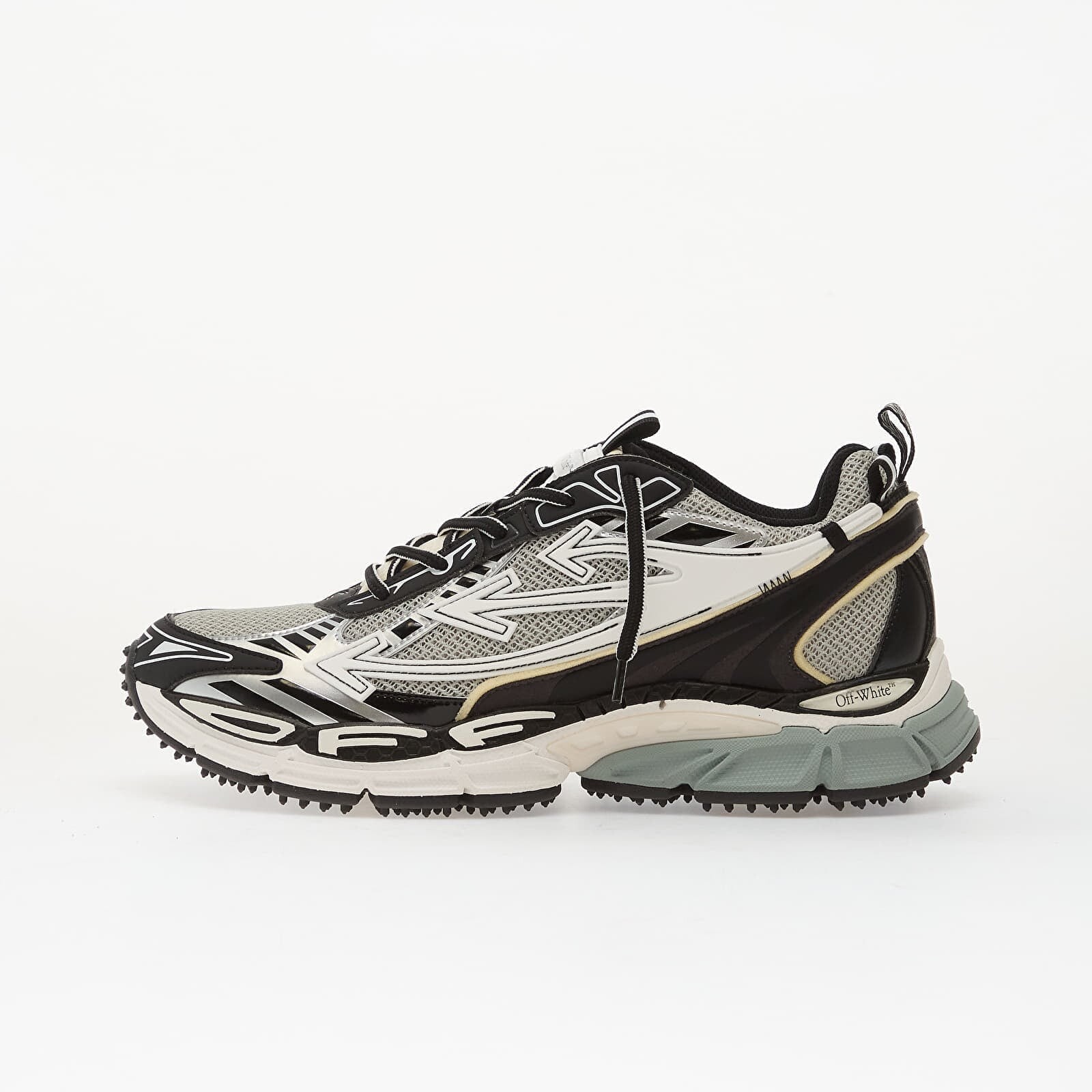 Tenisky Off-White Ow Be Right Back Mesh Light Light Grey/ Black EUR 45
