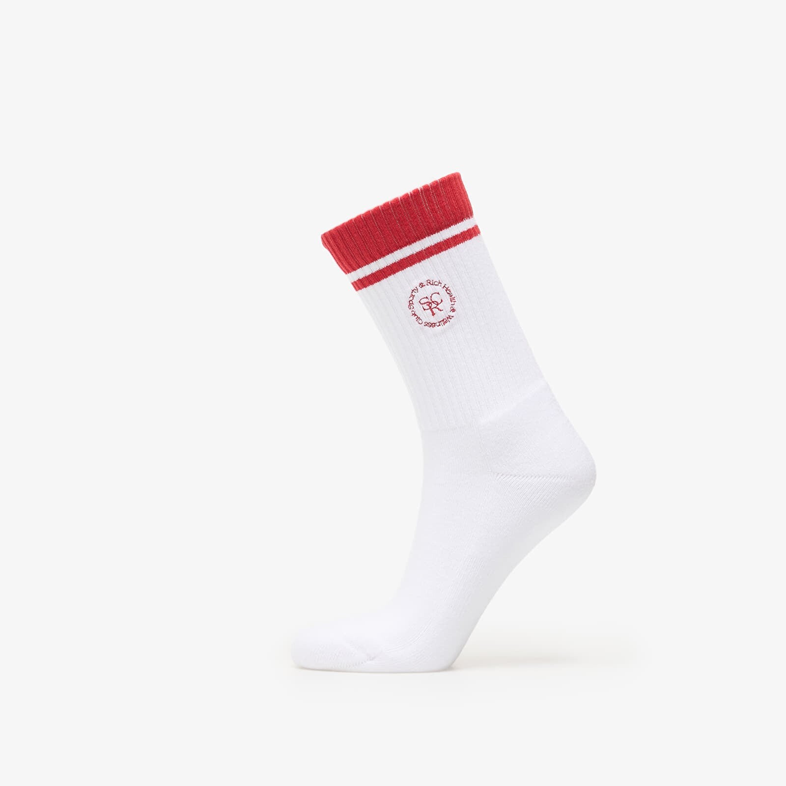 Ponožky Sporty & Rich SRHWC Socks White/ Ruby Universal