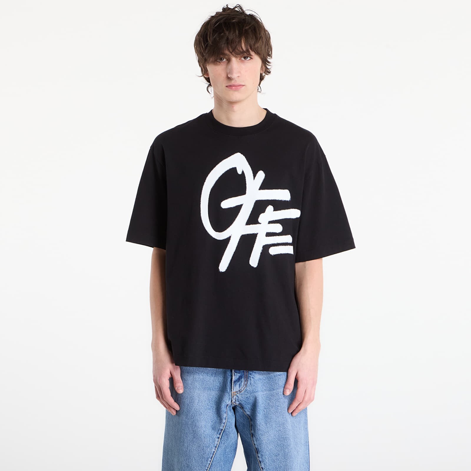 Tričko Off-White Shared Spray Logo S/S Skate Tee Black L