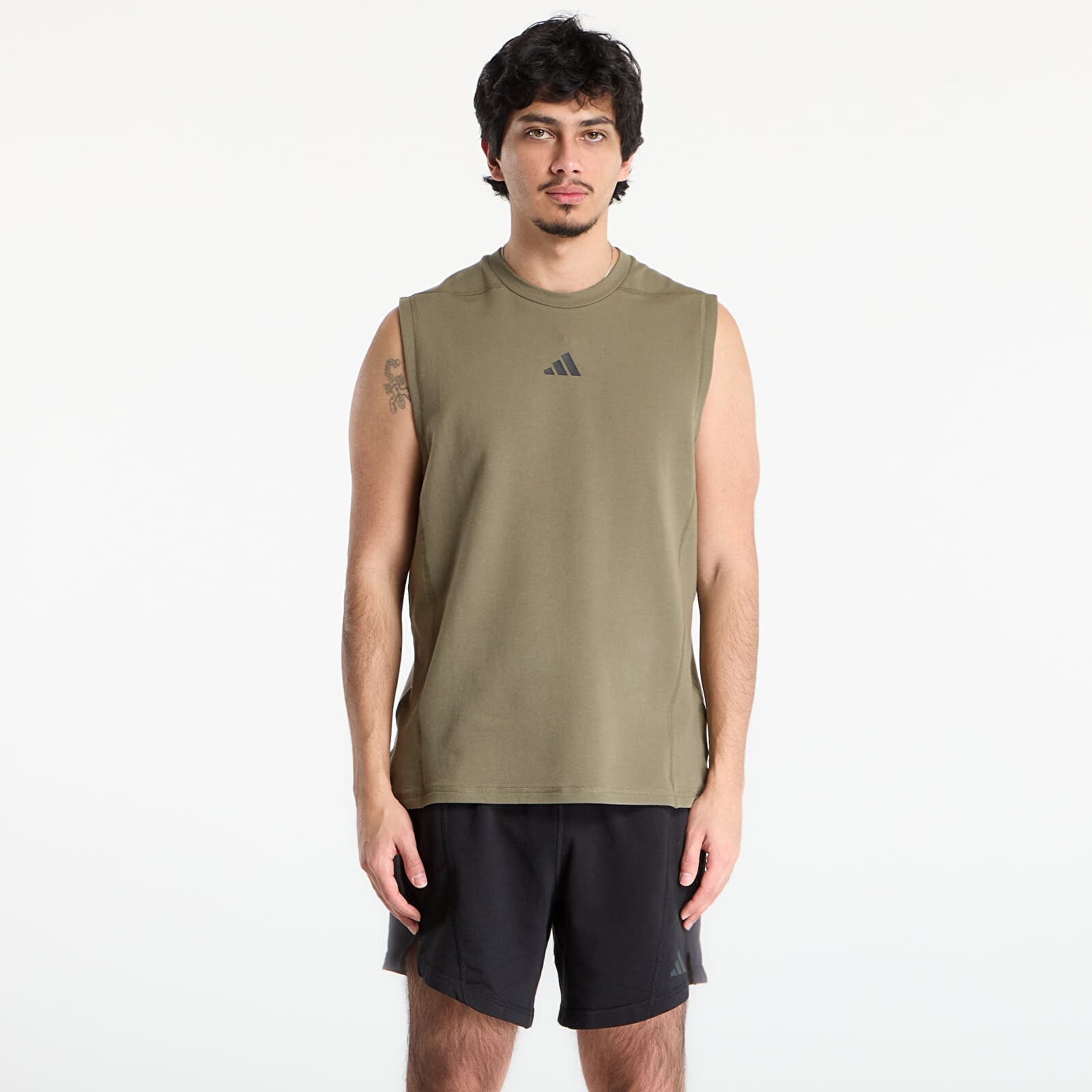 Tričko adidas D4T X Sl Tee Olive Strata L