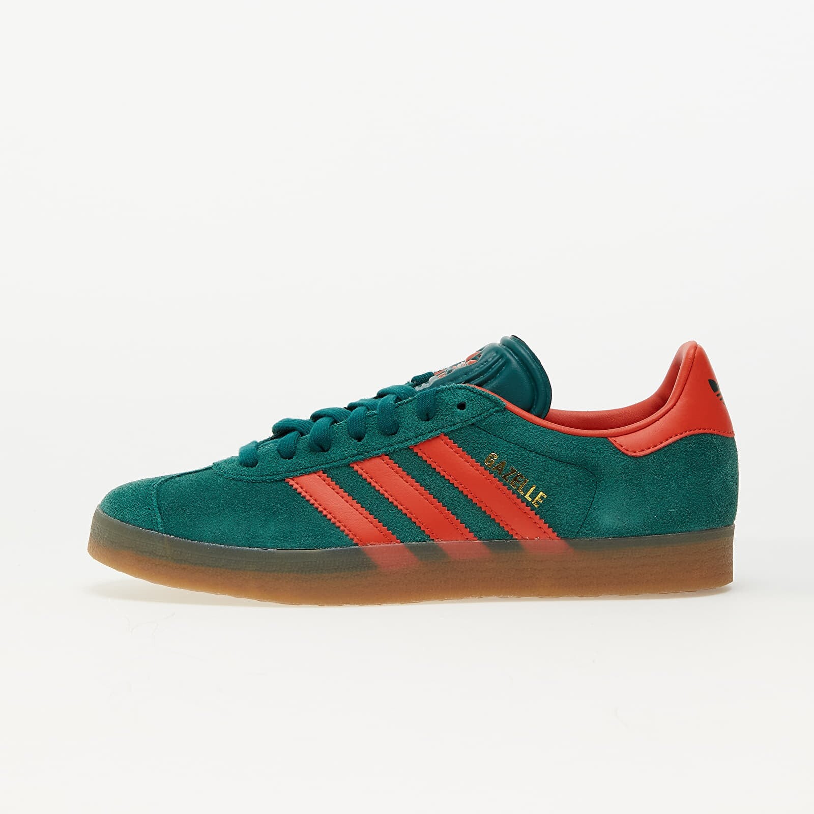 Tenisky adidas Gazelle Core Green/ Preloved Red/ Gum3 EUR 40