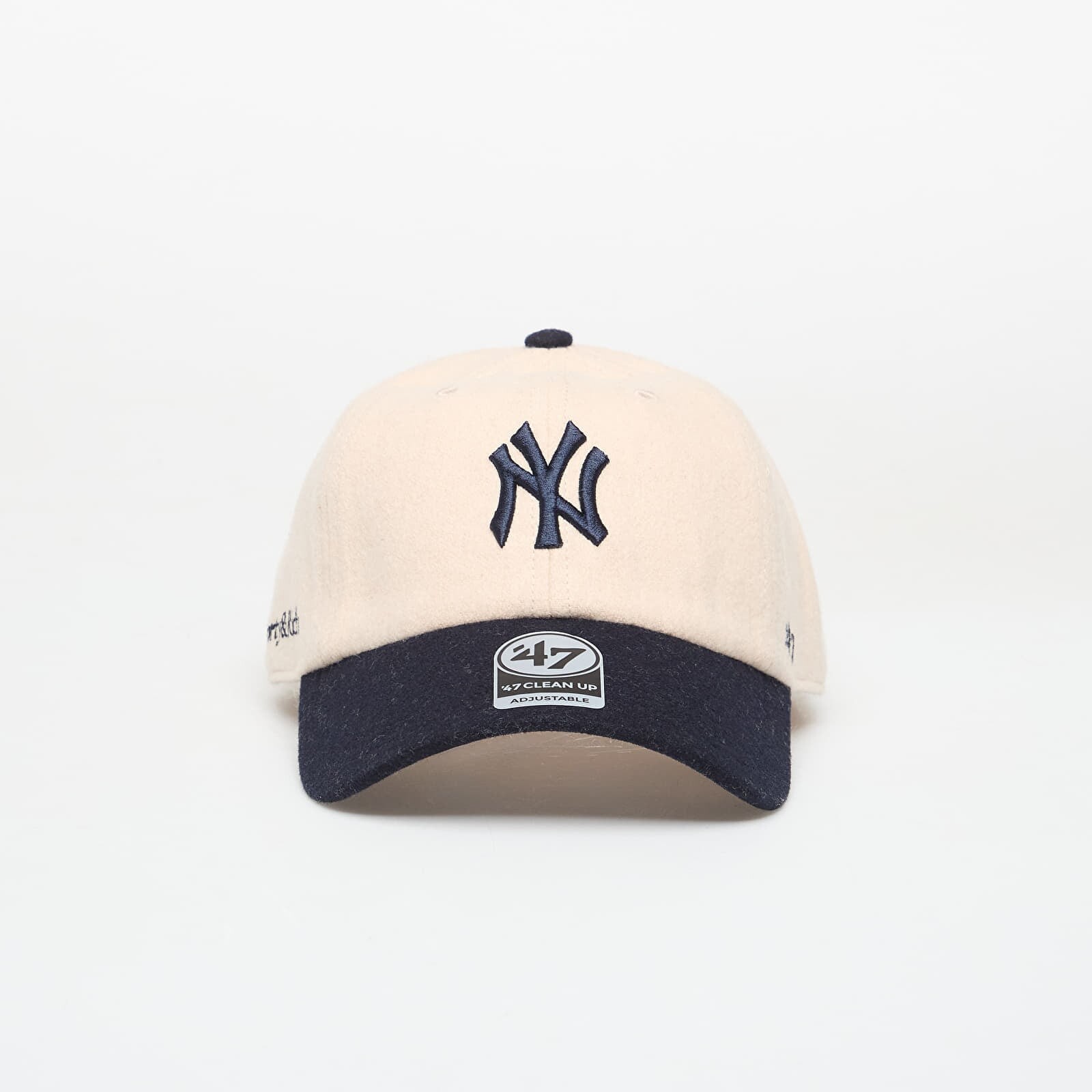 Šiltovka Sporty & Rich Yankees Serif Wool Hat Ecru/ Dark Navy Universal