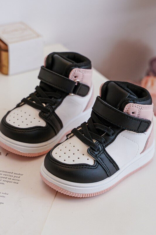 Boto Vysoké detské a ružové športové topánky Tezdite