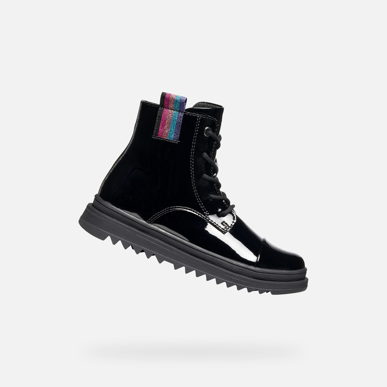 Black Girls Ankle Boots Geox Gillyja - Girls