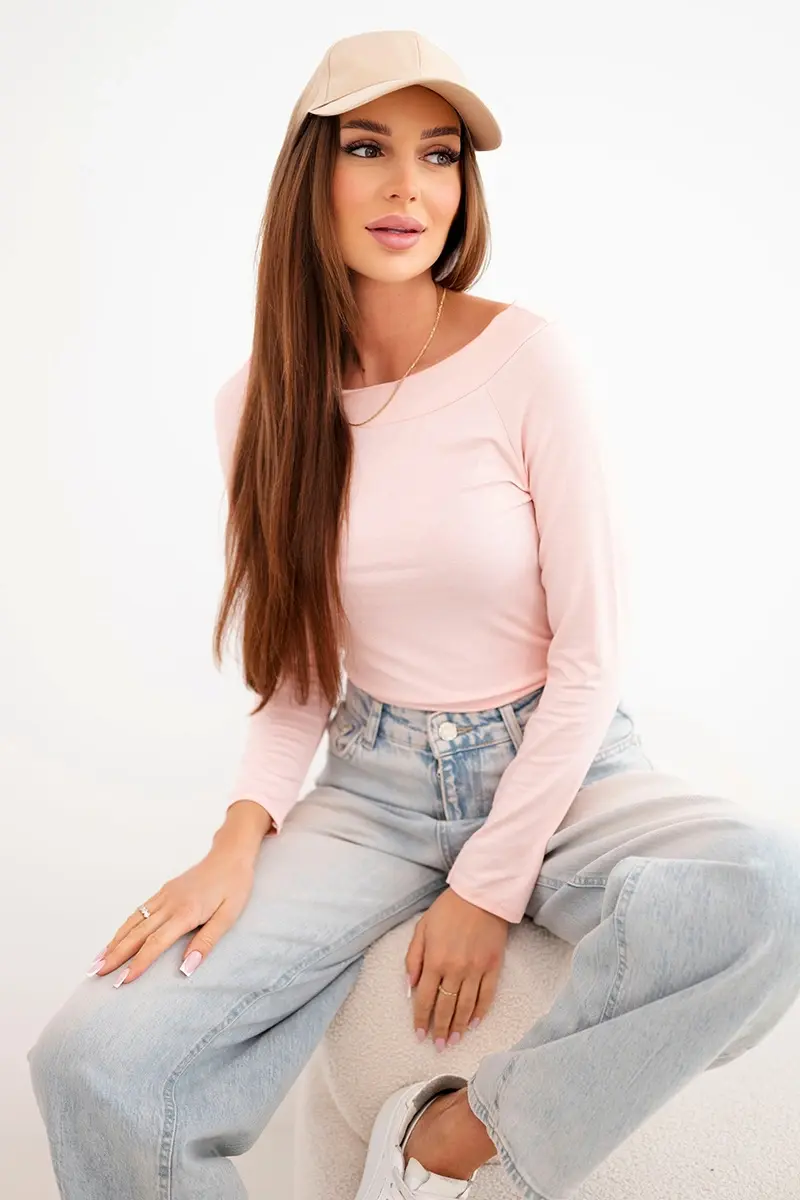 Dámska viskózová blúzka s dlhými rukávmi