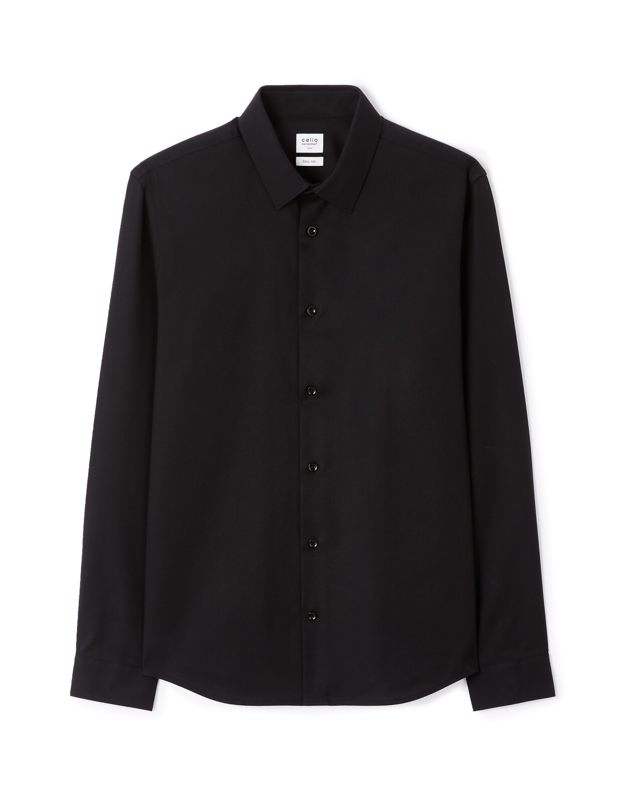 Pánska čierna slim fit košeľa Celio