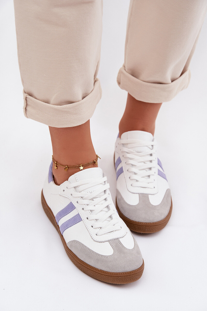 Zazoo N1068 dámske nízke tenisky bielo-modré