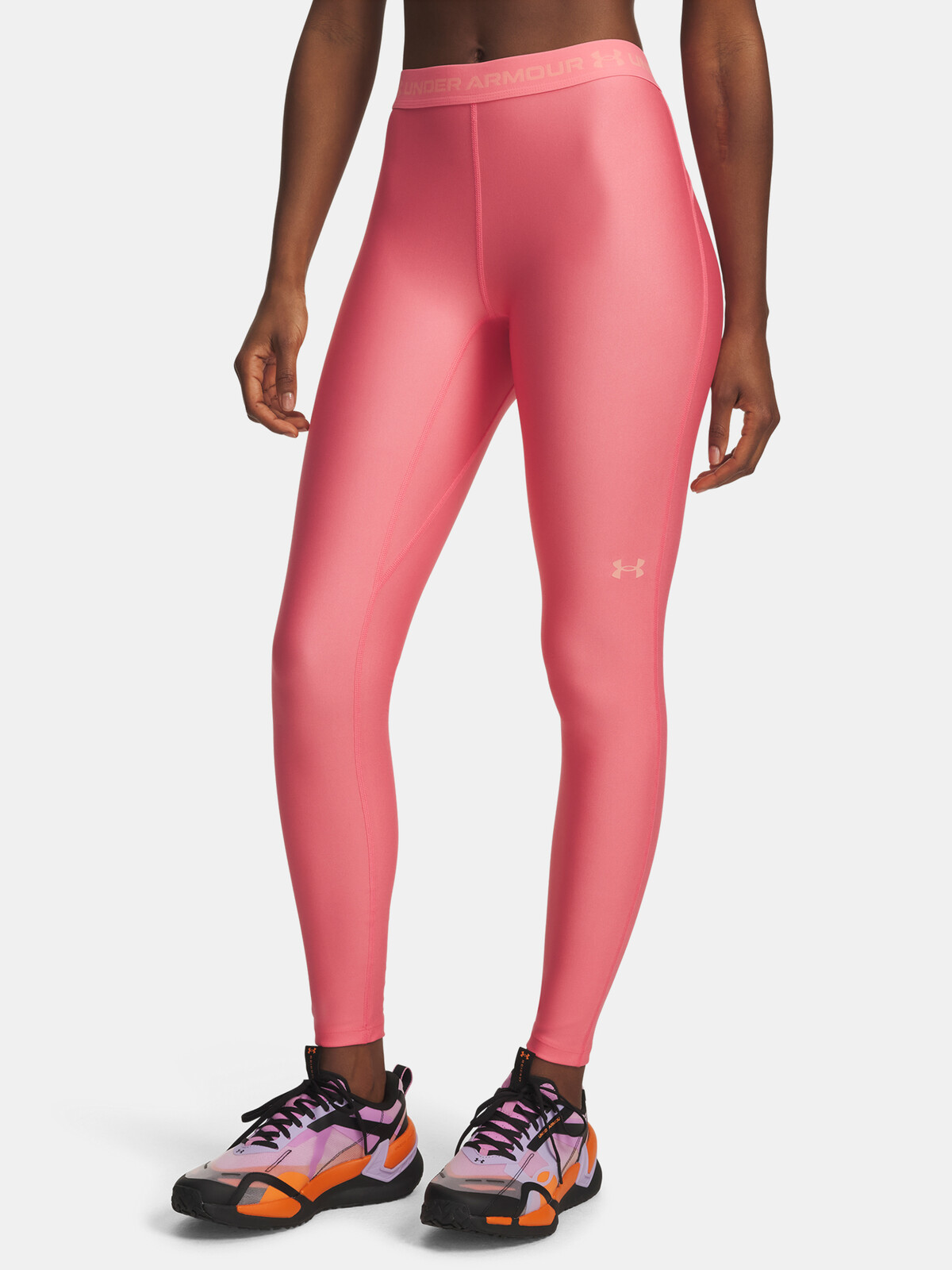 Under Armour HeatGear legíny ružové