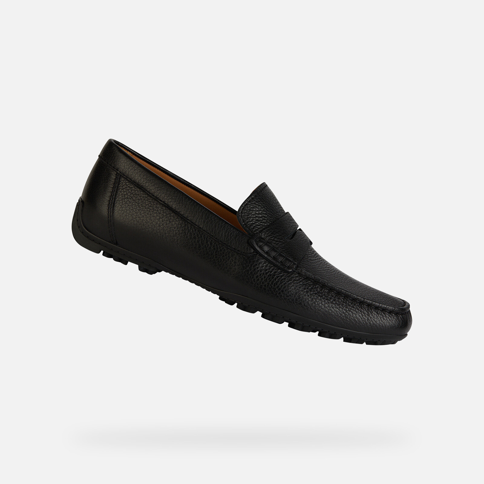 Black Men's Loafers Geox Kosmopolis + Grip - Mens