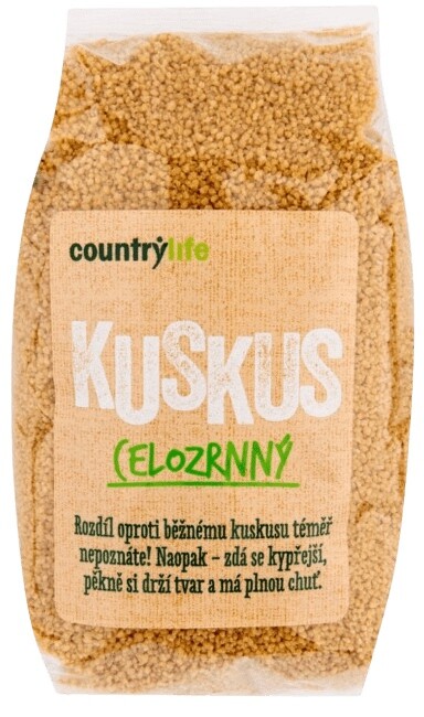 Country life kuskus celozrnný 500 g výpredaj (pošk.obal)
